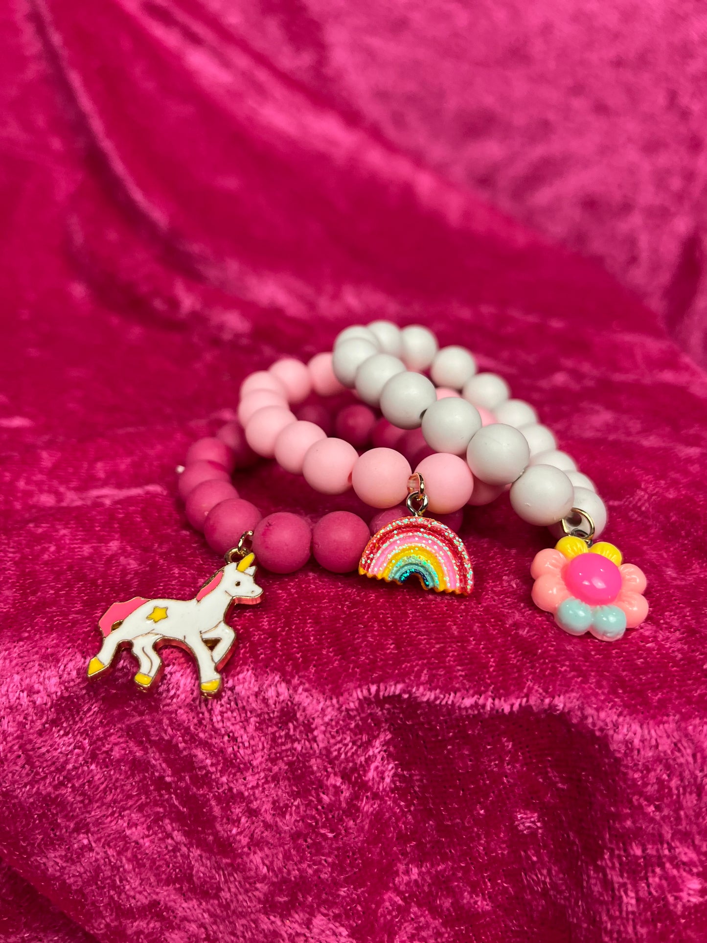 Pink Unicorn| Bracelet Set