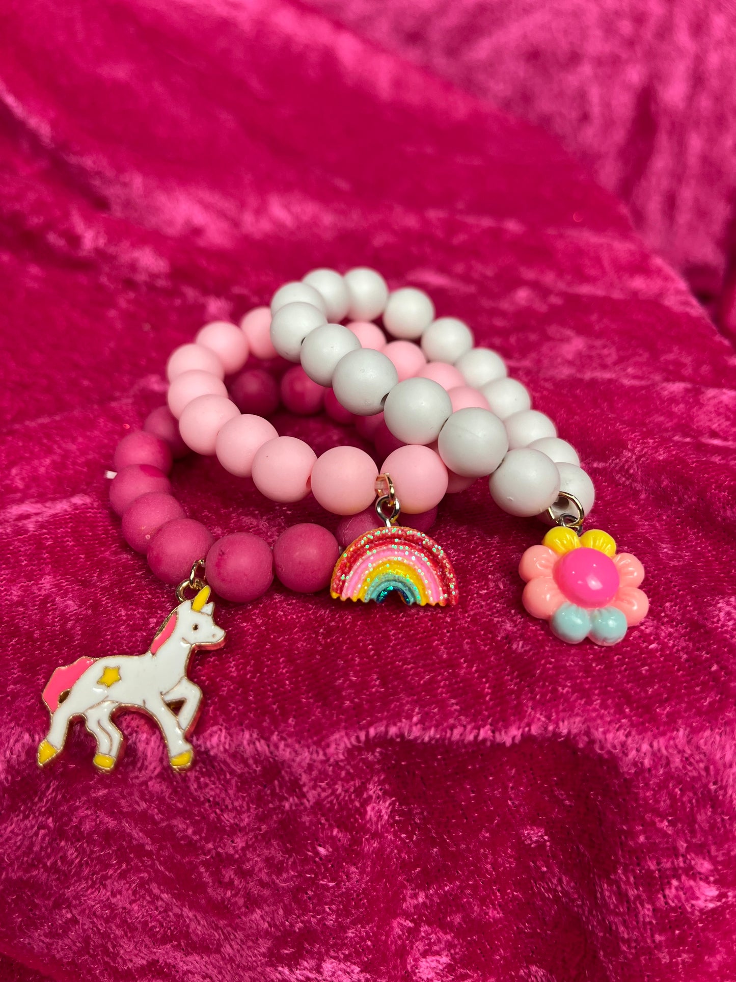 Pink Unicorn| Bracelet Set
